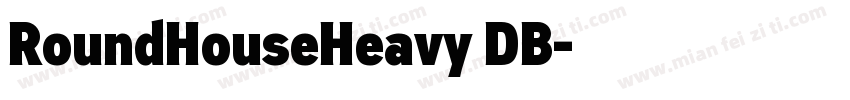 RoundHouseHeavy DB字体转换